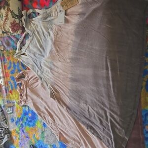 2 tie dyed tanks
